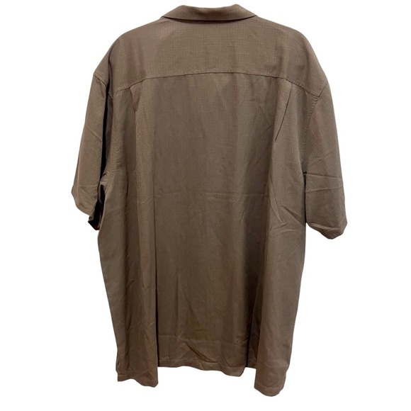 NWT Tommy Bahama Coastal Breeze Check Dockside Grey Island Zone Button Down 3XLT - Picture 2 of 12